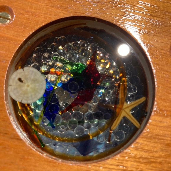 VanCort Wood and Brass Hexagon Kaleidoscope - Picture 12 of 16